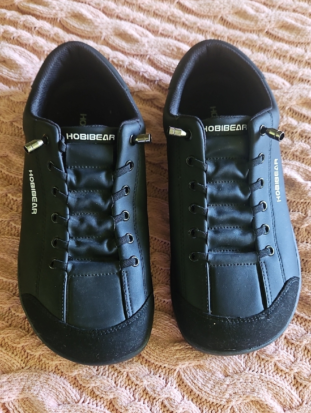 Hobibear Black Casual Lace-Up Sneakers Mens 10